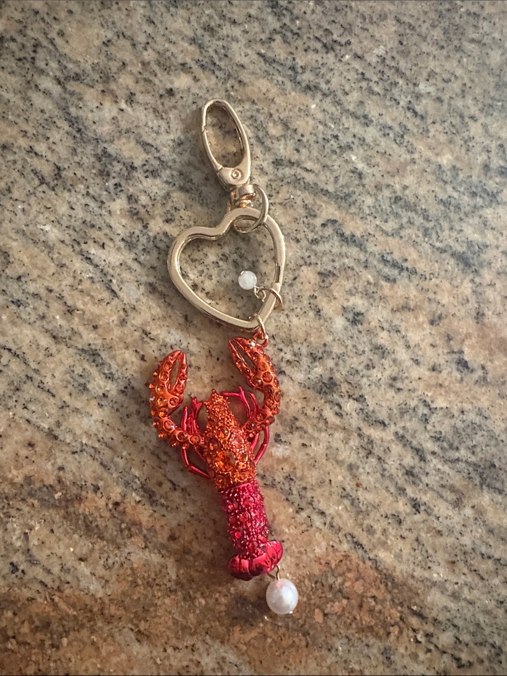 Betsey Johnson Lobster Keychain or Bag charm
